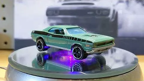 Matchbox Showcase 3, 1970 Plymouth Hemi 'Cuda from "MBX Road trip" in green.